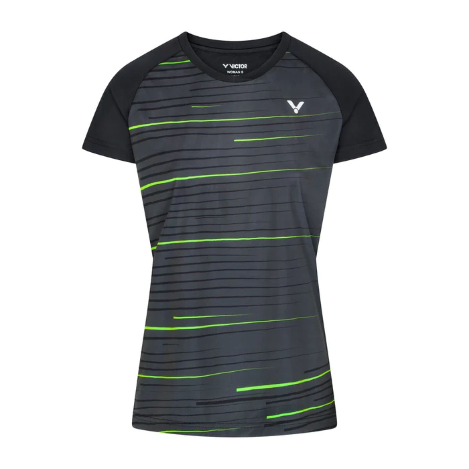 Se Victor T-Shirt T-34101 Women Black hos Badmintonshoppen.dk